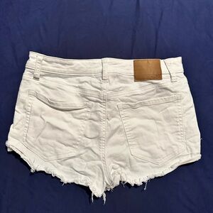 Aeropostale White Jean Shorts